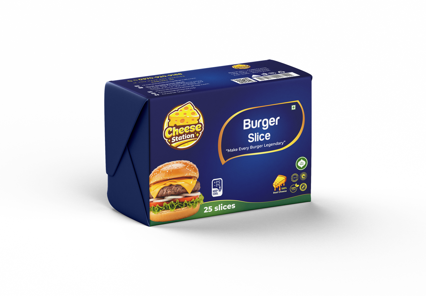 Burger Slice (Yellow Half KG)