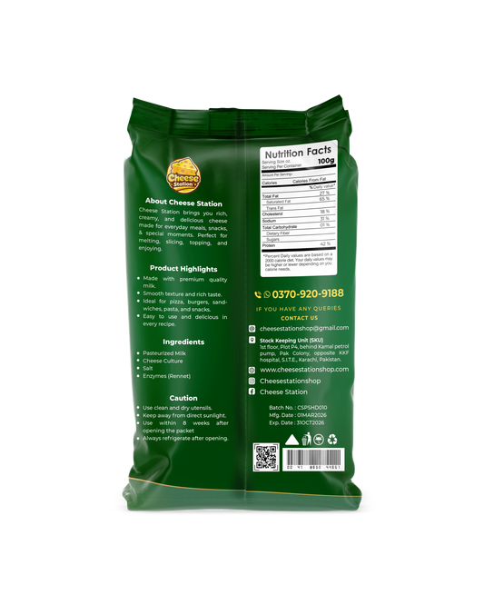 Premium Pizza Cheese Shredded 50-50 - (1 KG)