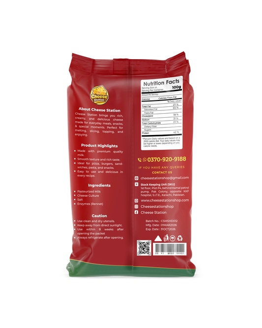 Premium Mozzarella Shredded - 1 KG